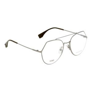 Brand New Authentic Fendi FF 0329 Eyeglasses 3YG Silver 53mm Frame FF0329